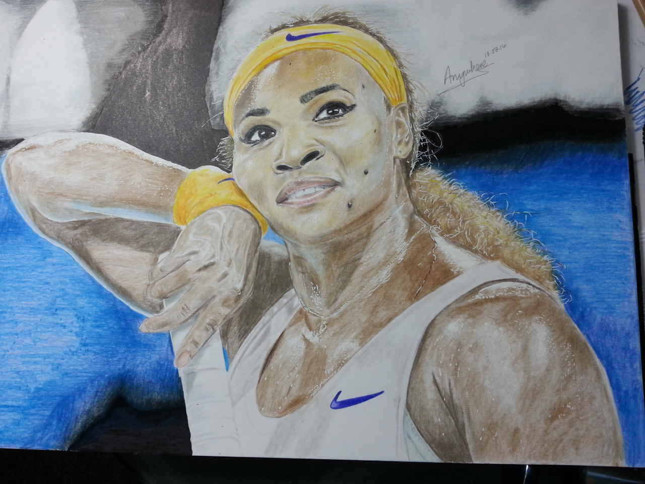 Drawing Serena Williams Anywheres Art 