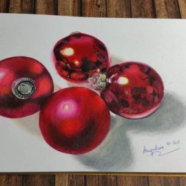 drawing decoration balls - AnywheresArt
